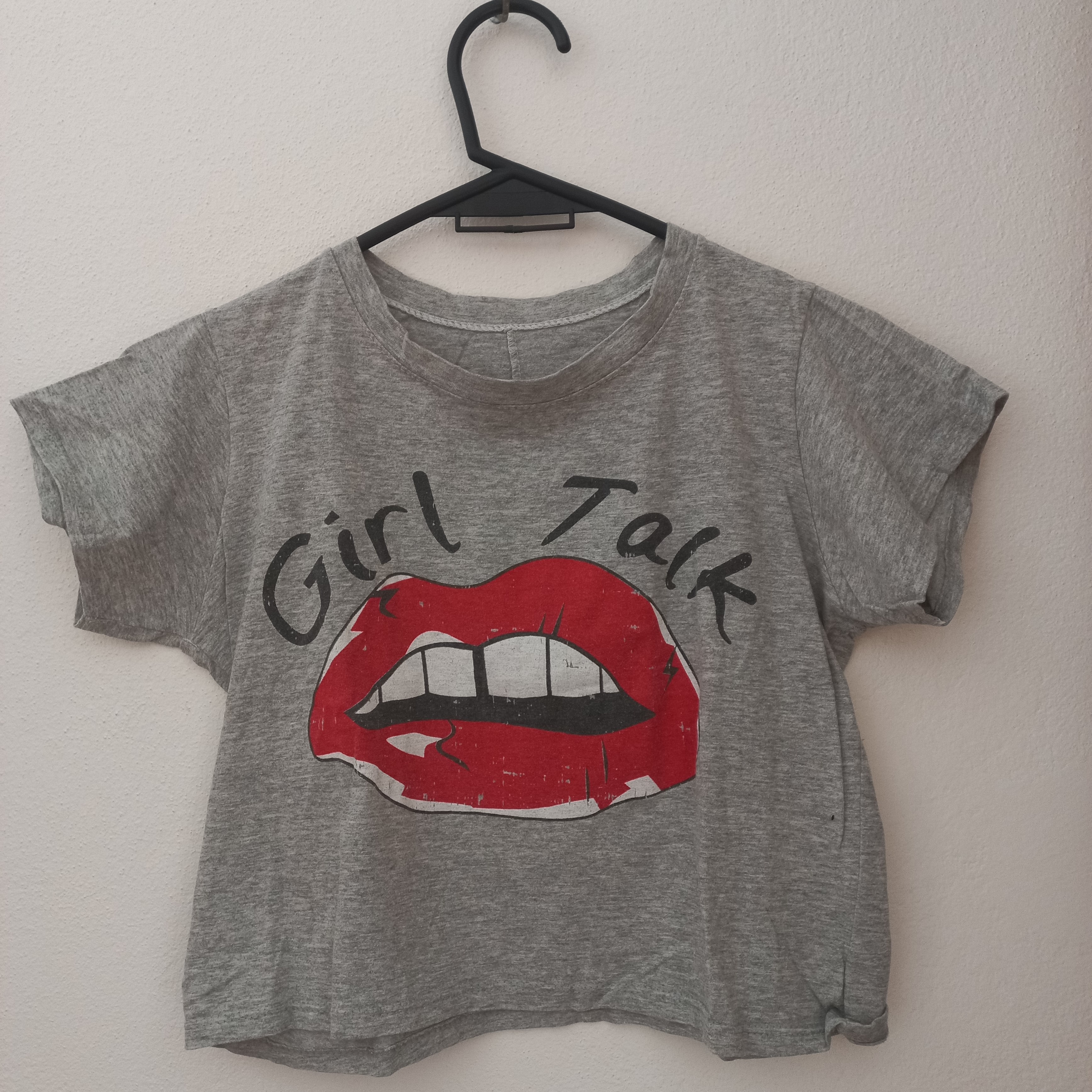 Manga corta estampada